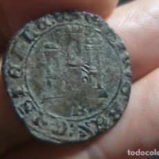 Monedas medievales: ESPAÑA - PRECIOSA MONEDA DE ENRIQUE IV - BLANCA DE 2 MARAVEDÍS DE BURGOS - RARA ASÍ