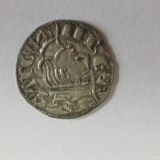 Monedas medievales: MONEDA DE 1 CORNADO DE SANCHO IV ( 1284-95 ) AB.297 DE LA CORUÑA EN EBC