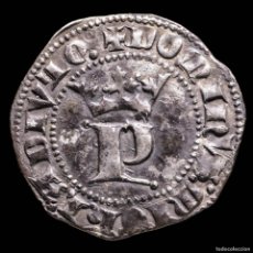 Monedas medievales: PEDRO I DE CASTILLA, 1/2 REAL DE PLATA DE SEVILLA (BAU 531) - 20 MM / 1.70 GR.