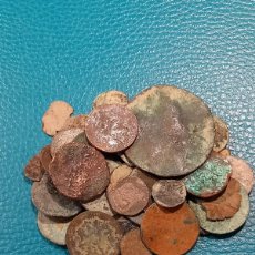 Monete medievali: LOTE 9. 50 MONEDAS VARIADAS ESPAÑOLAS PARA LIMPIAR Y EXPERTIZAR