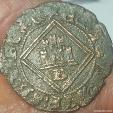 Monete medievali: ENRIQUE IV BLANCA DE ROMBO CECA DE BURGOS, ENVÍO CERTIFICADO 1 €