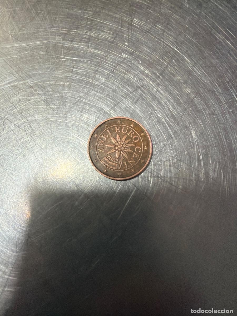 Monedas medievales: moneda de 2 c&eacute;ntimos de euro de Austria - Foto 1