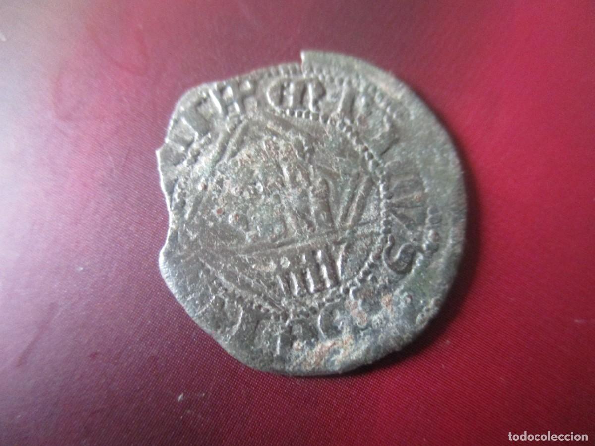 Monedas medievales: Reino de castilla y Leon.Dinero de Enrique IV. Segovia