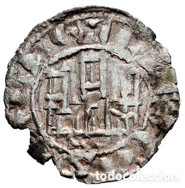 Monedas medievales: Moneda FERNANDO IV. Pepion Sevilla (1295-1312)