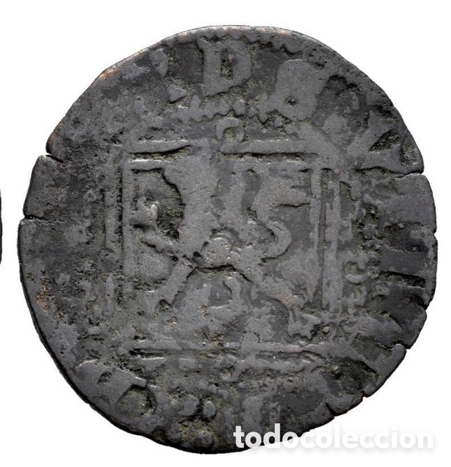 Monedas medievales: Moneda ENRIQUE IV. Blanca del Rombo Toledo (1454-1474)