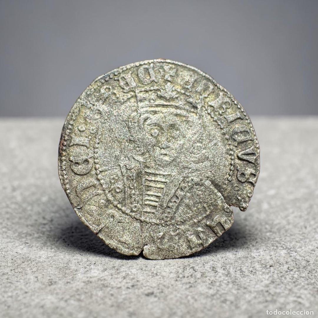 Moedas medievais: Enrique IV. (1454-1474). 1 Cuartillo. Ja&eacute;n. 2,48g.