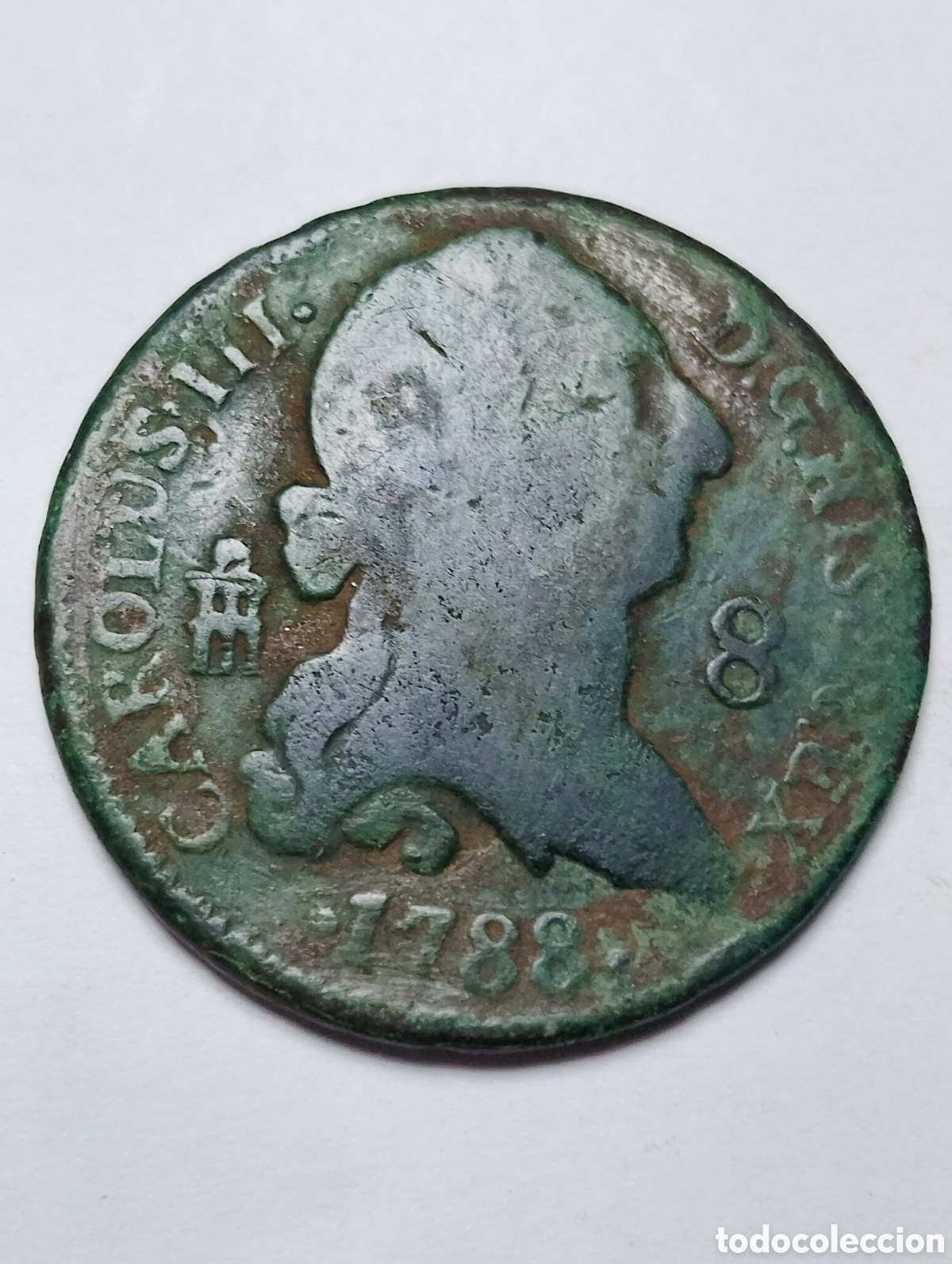 Monedas medievales: 1 moneda de Carolus llll de 1878 de 8 escudos