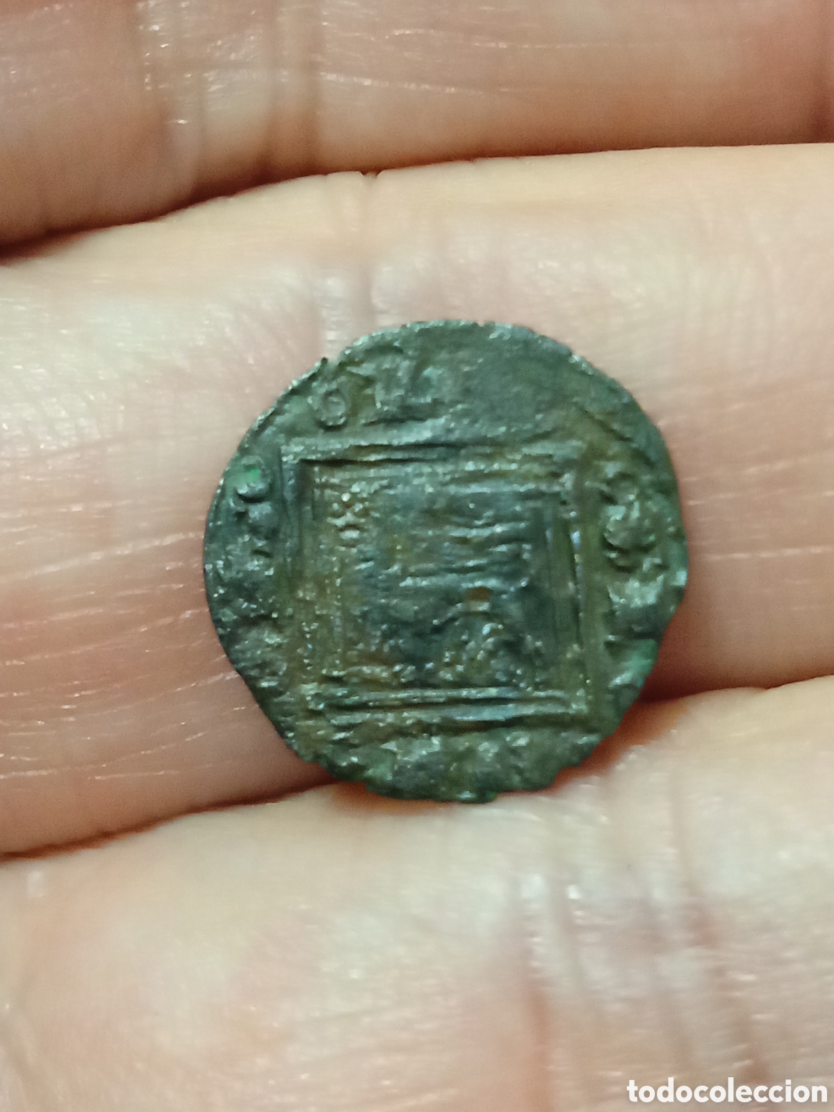 Monedas medievales: 1- &Oacute;bolo de Alfonso X El Sabio (1252- 1284) rey de Castilla
