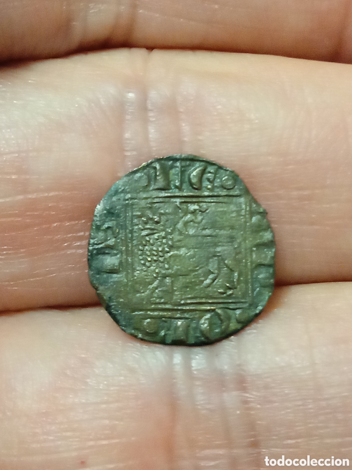 Monedas medievales: 2- Bonito &Oacute;bolo de Alfonso X El Sabio (1252- 1284) rey de Castilla