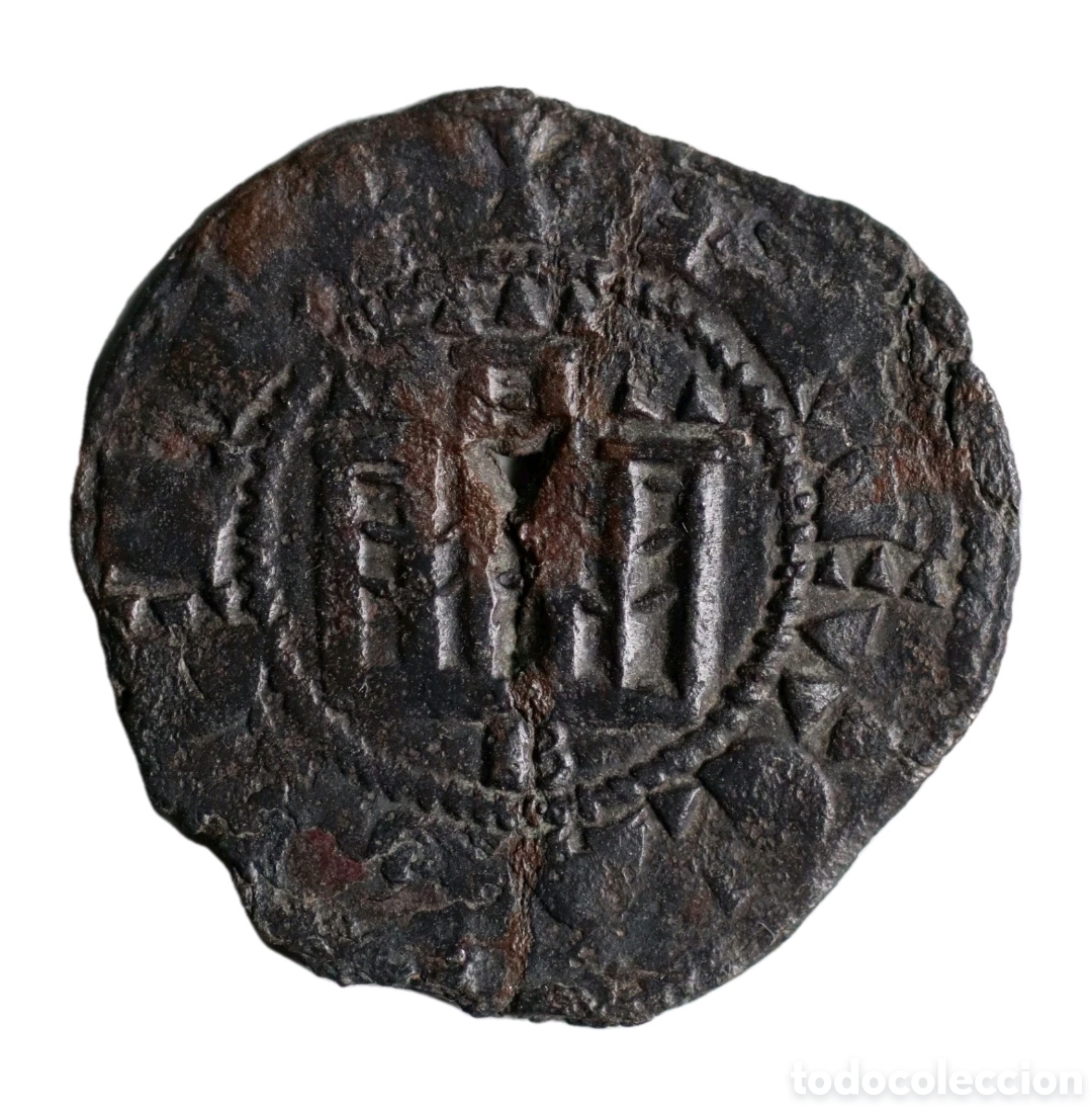 Monedas medievales: DINERO PEPION FERNANDO IV BURGOS. DESMONETIZADA
