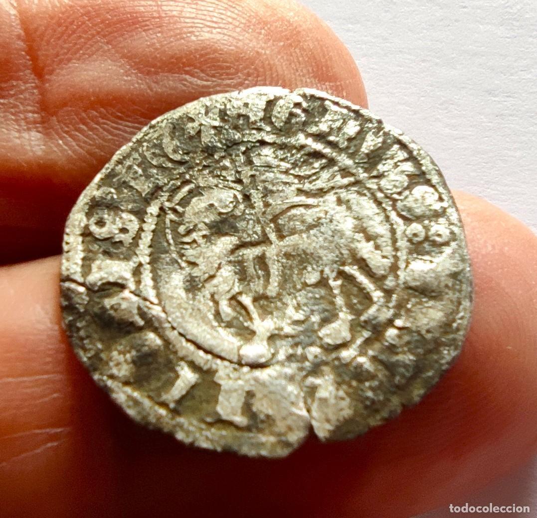 Monedas medievales: Juan I Blanca de Agnus Dei de Burgos (1386-1390)