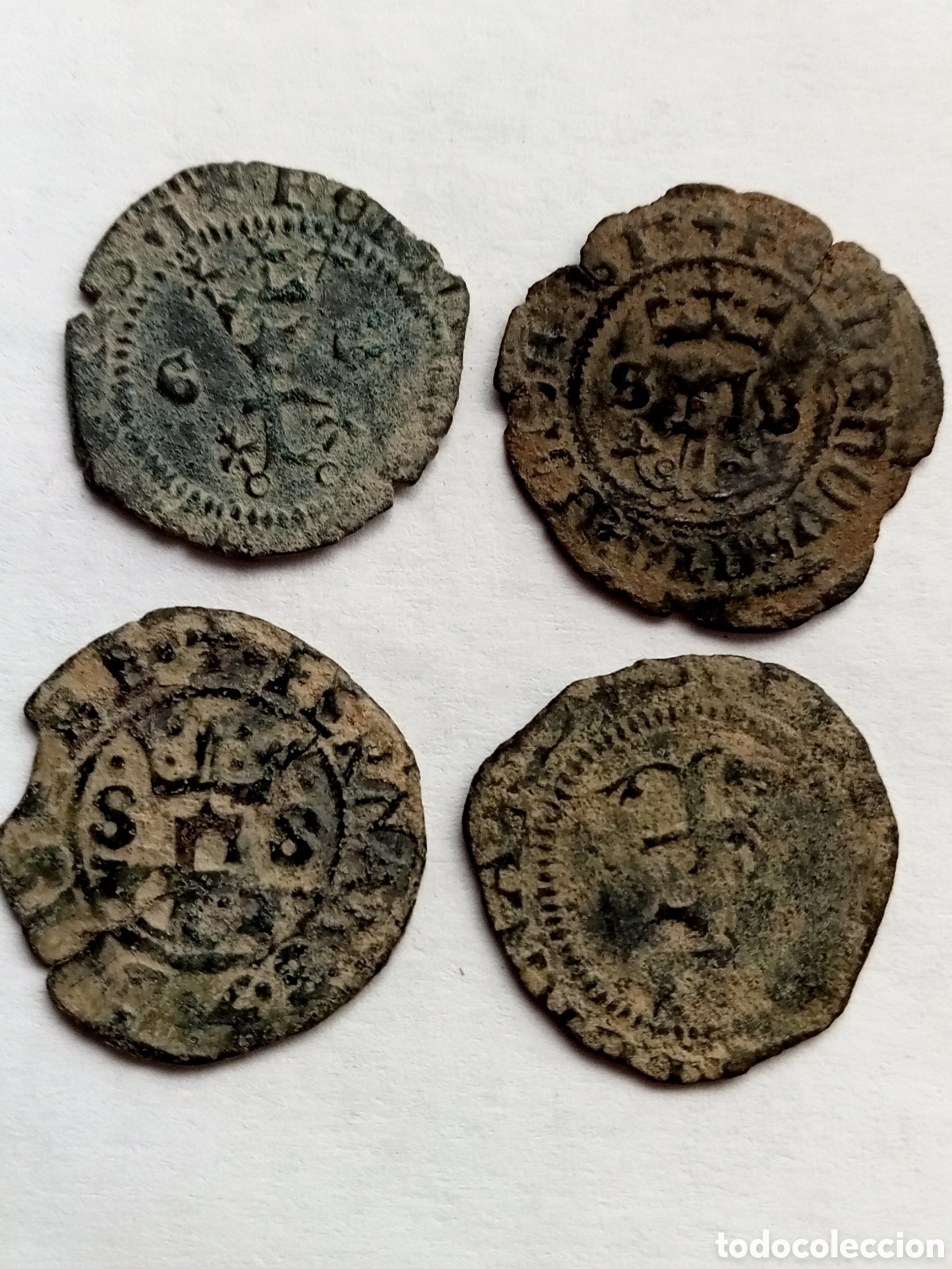 Monete medievali: REYES CATOLICOS - VARIAS CECAS - 4 BLANCAS