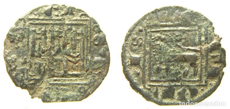 Monedas medievales: Moneda de Alfonso X 1252-1284 , &Oacute;bolo