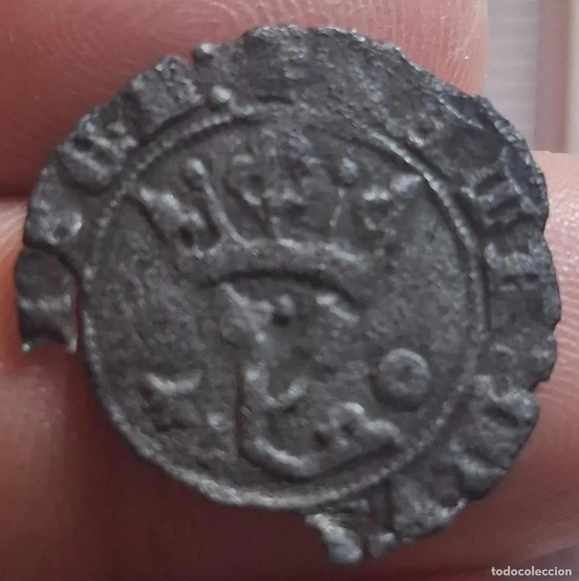 Monedas medievales: Juan I 1379-1390.blanca del agnus dei. Toledo T-0