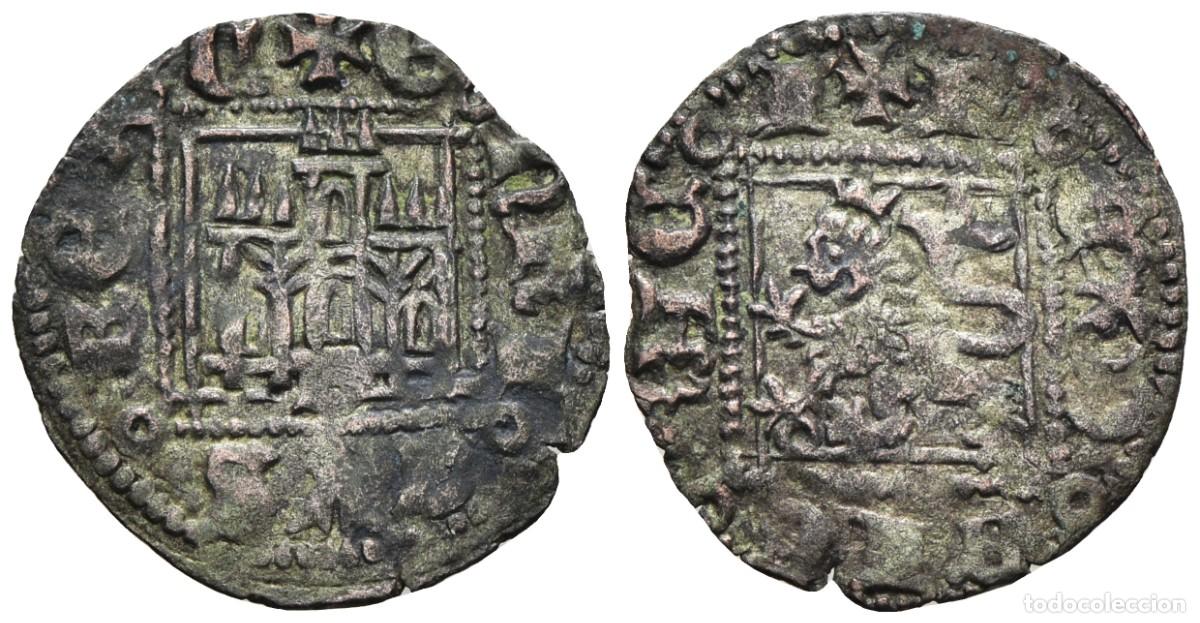 Monedas medievales: *** BONITO NOVEN DE ENRIQUE II (1368-1379) BURGOS. BAUTISTA