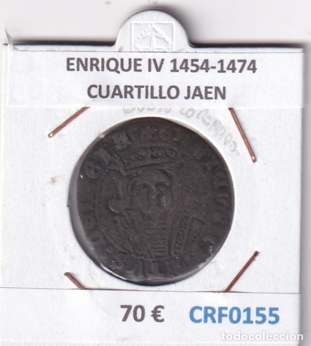 Monedas medievales: CRF0155 MONEDA ESPA&Ntilde;A ENRIQUE IV 1454-1474 CUARTILLO JAEN