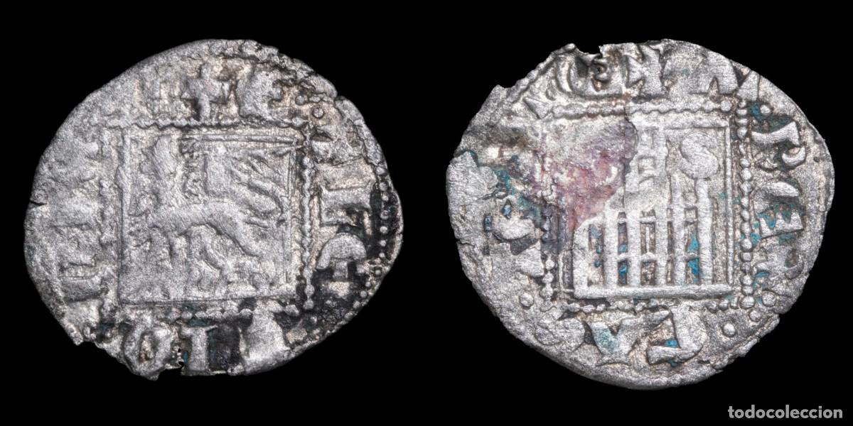 Monedas medievales: Noven Alfonso XI, Sevilla Mint (BAU 566.18) - 19 mm / 0,77 gr.