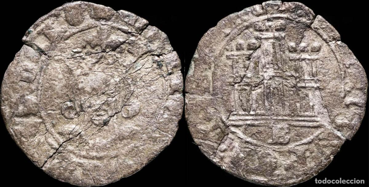 Medieval Coins: 1/2 Cuartillo Henry IV, Burgos Mint (BAU 1039 ) - 21 mm / 1.26 gr.