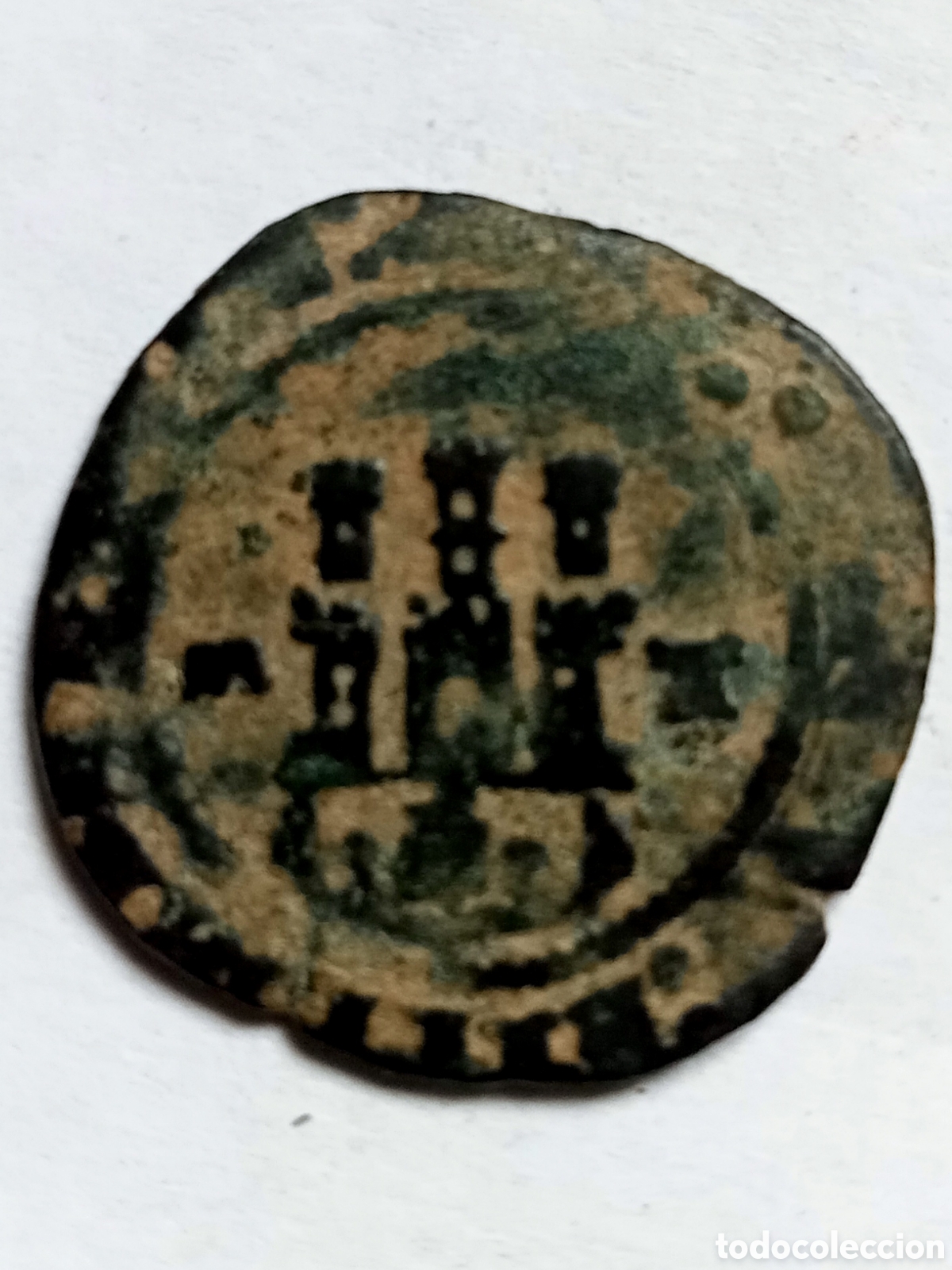 Monedas medievales: REYES CATOLICOS - SIGLO XV -M.T. - TOLEDO - MARAVEDIES