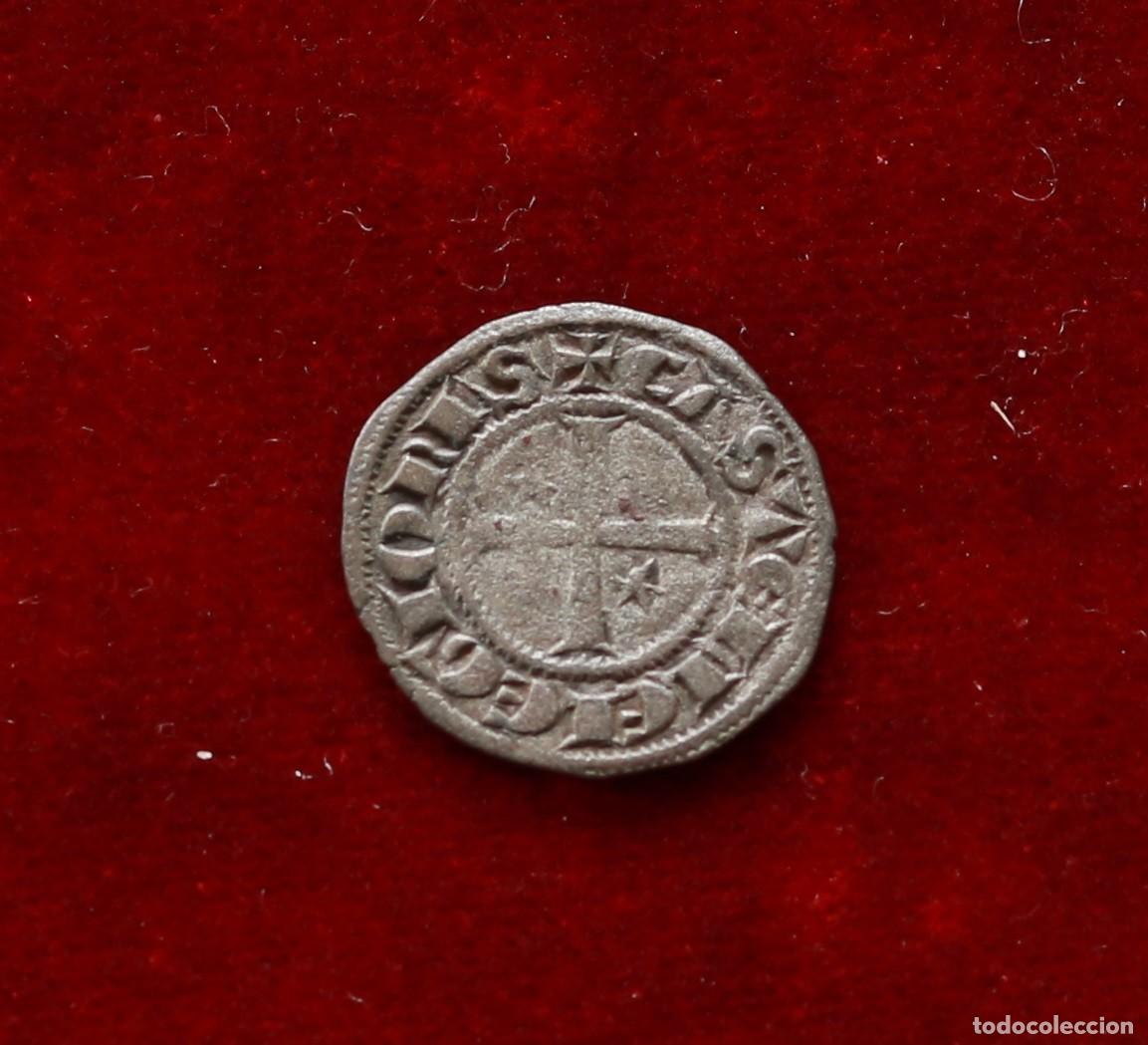Monete medievali: SEISEN 1286-1288 SANCHO IV. 0,68 GR, 16,2 MM. SIN CECA