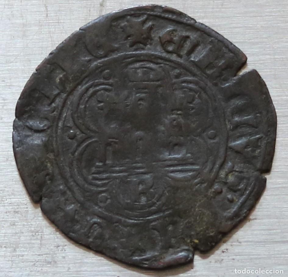Monedas medievales: BLANCA 1462-1471 ENRIQUE IV. 1,58 GR; 23,0 MM. CECA BURGOS. DIFERENTE TIPO DE LEYENDA