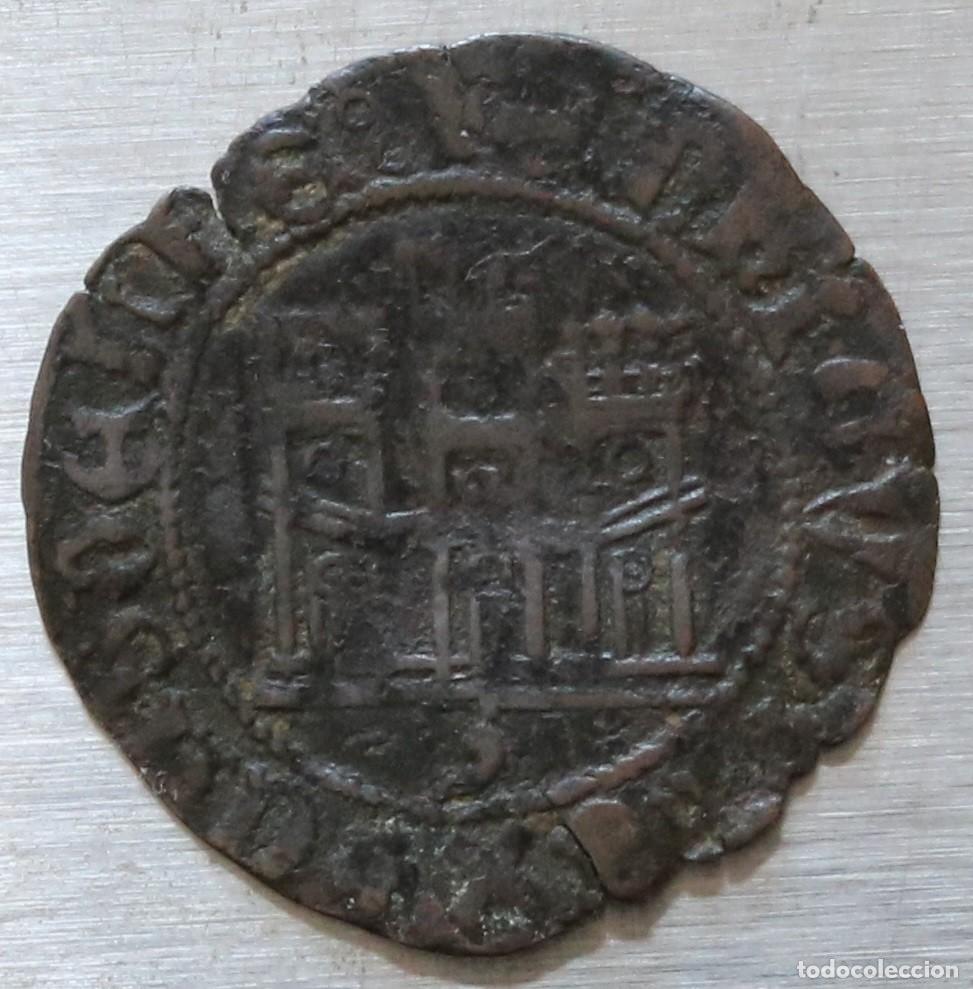 Monedas medievales: MARAVEDI 1462-1471 ENRIQUE IV. 1,82 GR; 24,7 MM. CECA SEVILLA