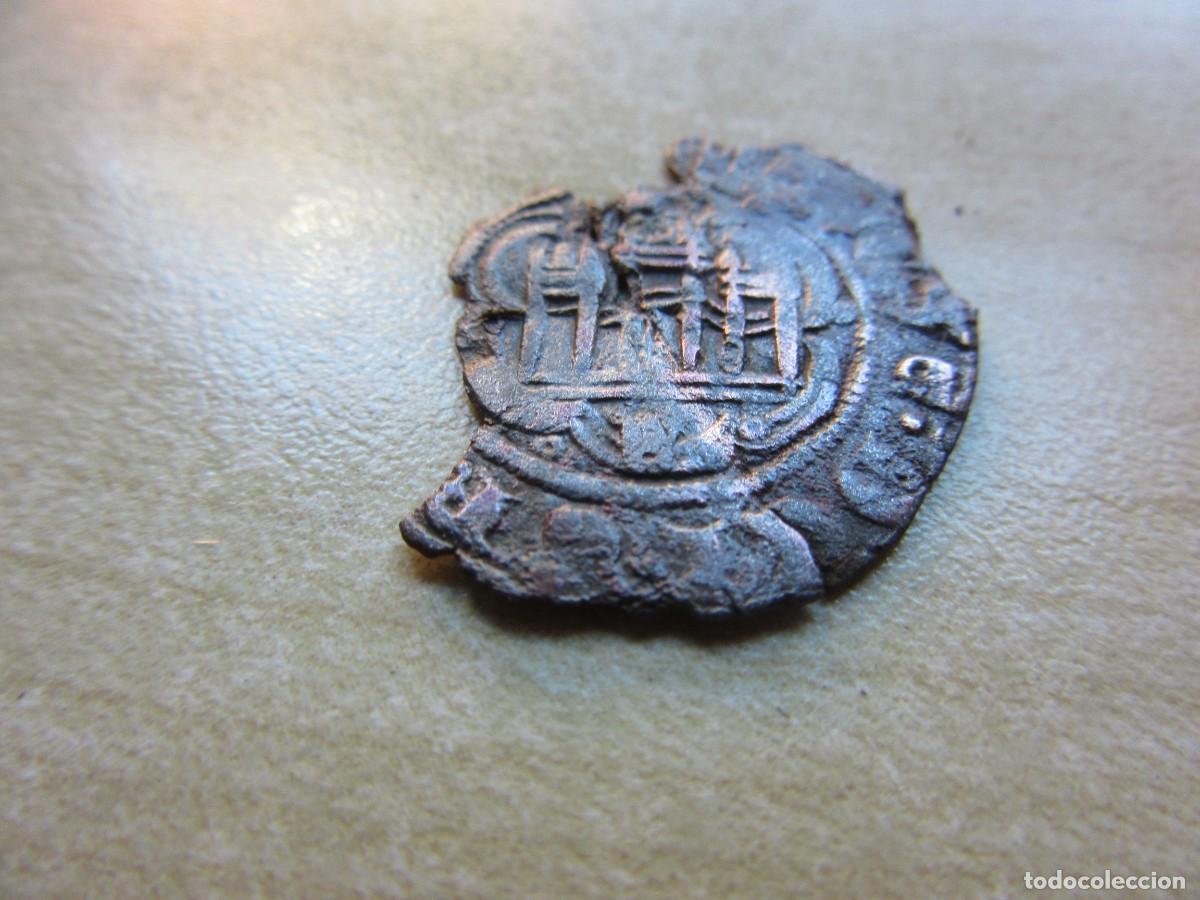 Monedas medievales: Blanca de Enrique III de Castilla y Le&oacute;n Ceca Burgos 1390- 1406 Vell&oacute;n