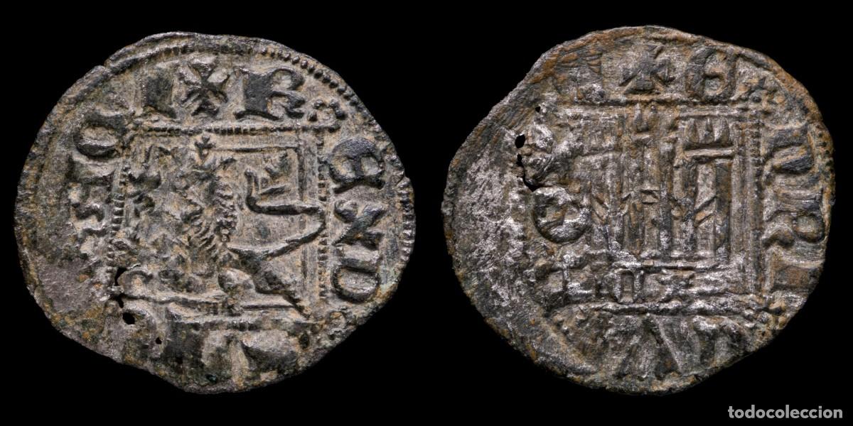 Monedas medievales: 1368/1379, Noven Henry II, Zamora Mint (BAU 676.1) - 20 mm / 0,85 gr.