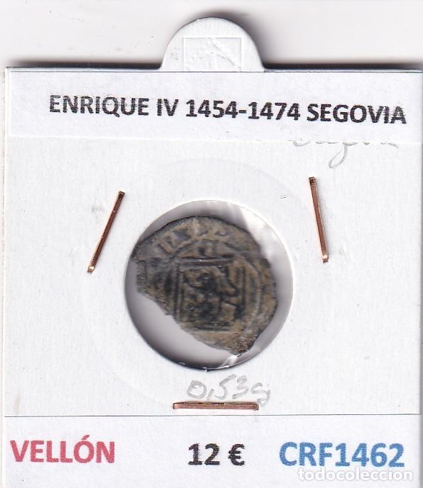 Monedas medievales: CRF1462 MONEDA ESPA&Ntilde;A ENRIQUE IV 1454-1474 SEGOVIA VELLON