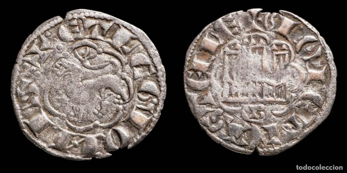 Monedas medievales: Noven Alfonso X, Burgos Mint (BAU 470) - 18 mm / 0.71 gr.