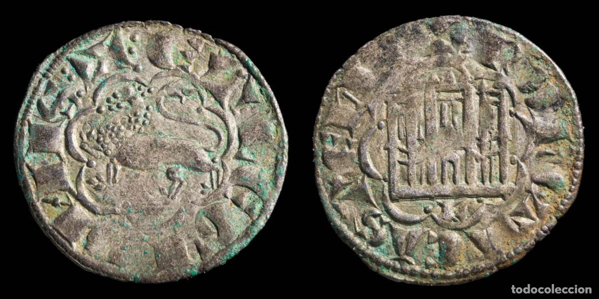 Monedas medievales: Noven Alfonso X, Leon Mint (BAU 398)- 18 mm / 0.86 gr.