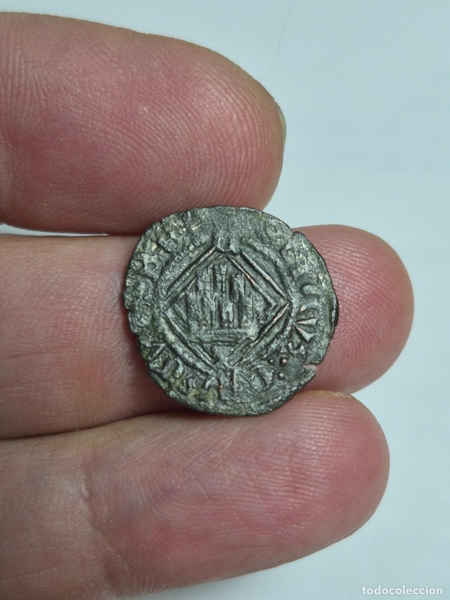 Monedas medievales: NT/ ENRIQUE IV BLANCA DE ROMBO CUENCA CUENCO BAJO CASTILLO Y C ENCIMA (A1315)