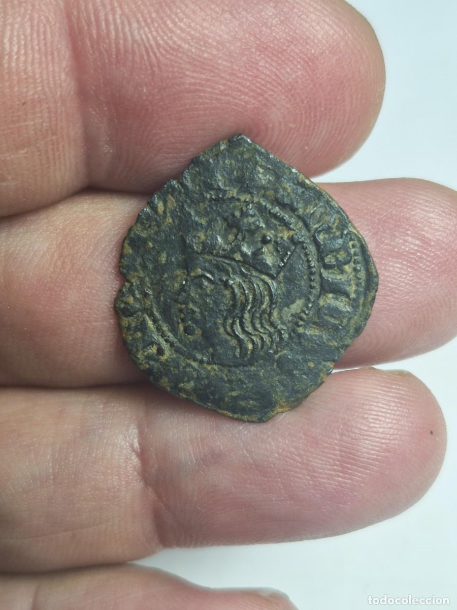 Monedas medievales: NT/ ENRIQUE II BONITO CRUZADO SIN CECA (A1360)