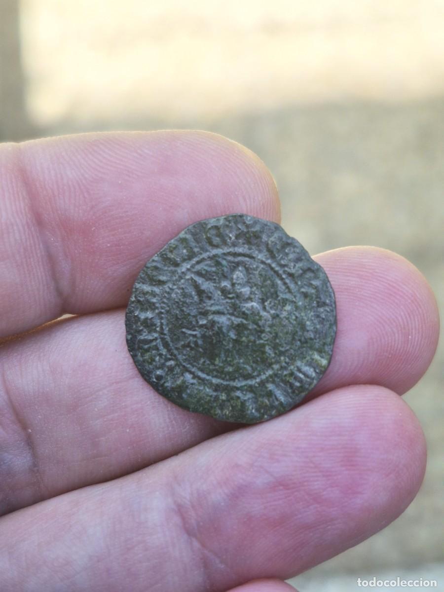 Monedas medievales: NT/ JUAN I BLANCA AGNUS DEI BURGOS BS A AMBOS LADOS (A1362)