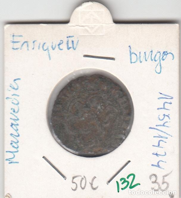 Monedas medievales: CRE0132 MONEDA ESPA&Ntilde;A BURGOS ENRIQUE IV MARAVEDIES