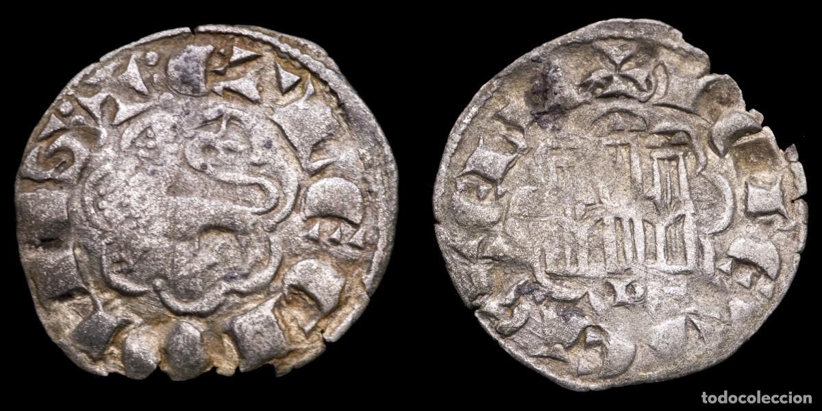 Monedas medievales: Noven Alfonso X, Burgos Mint (BAU 394) - 18 mm / 0,59 gr.