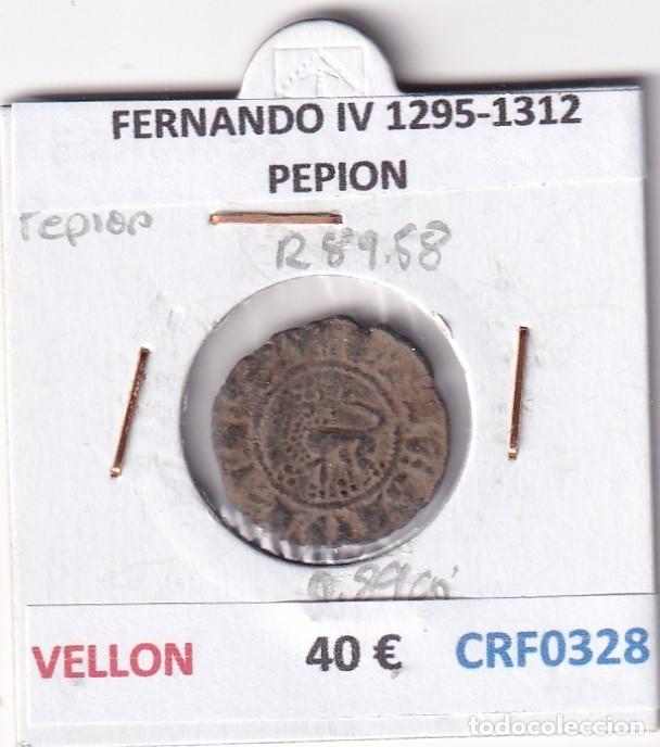 Monedas medievales: CRF0328 MONEDA ESPA&Ntilde;A FERNANDO IV 1295-1312 PEPION VELLON