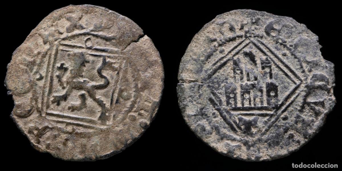 Monedas medievales: 1454/1474, Blanca Diamond Henry IV, Toledo Mint (BAU 1085) - 19 mm/ 0,87gr.