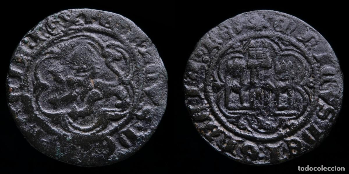 Monedas medievales: 1390/1406, Blanca Henry III, Burgos Mint - 22 mm / 2,84 gr.