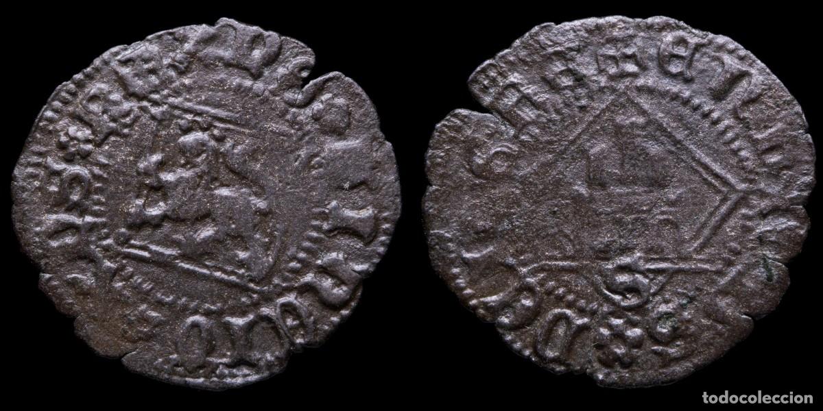 Monedas medievales: 1454/1474, Blanca Diamond Henry IV, Sevilla Mint (BAU 1194) - 19 mm / 0,96 gr.