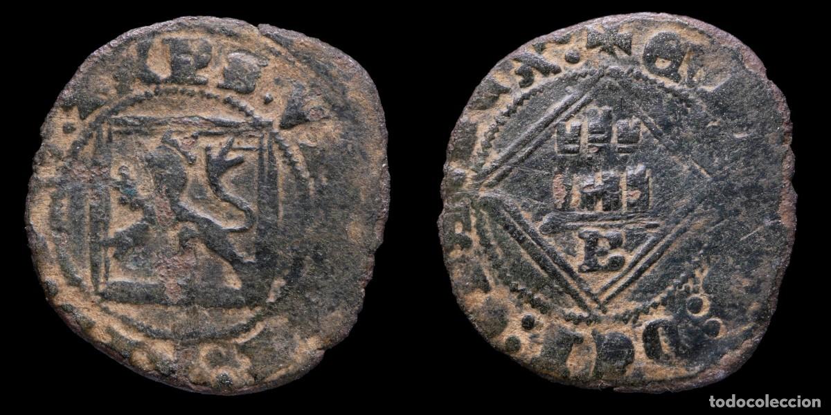 Monedas medievales: 1454/1474, Blanca Diamond Henry IV, Burgos Mint (BAU 1189) - 19 mm / 0,87 gr.