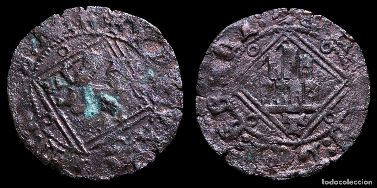 Monedas medievales: 1454/1474, Blanca Diamond Henry IV, Toledo Mint (BAU 1085) - 19 mm/ 1,24 gr.