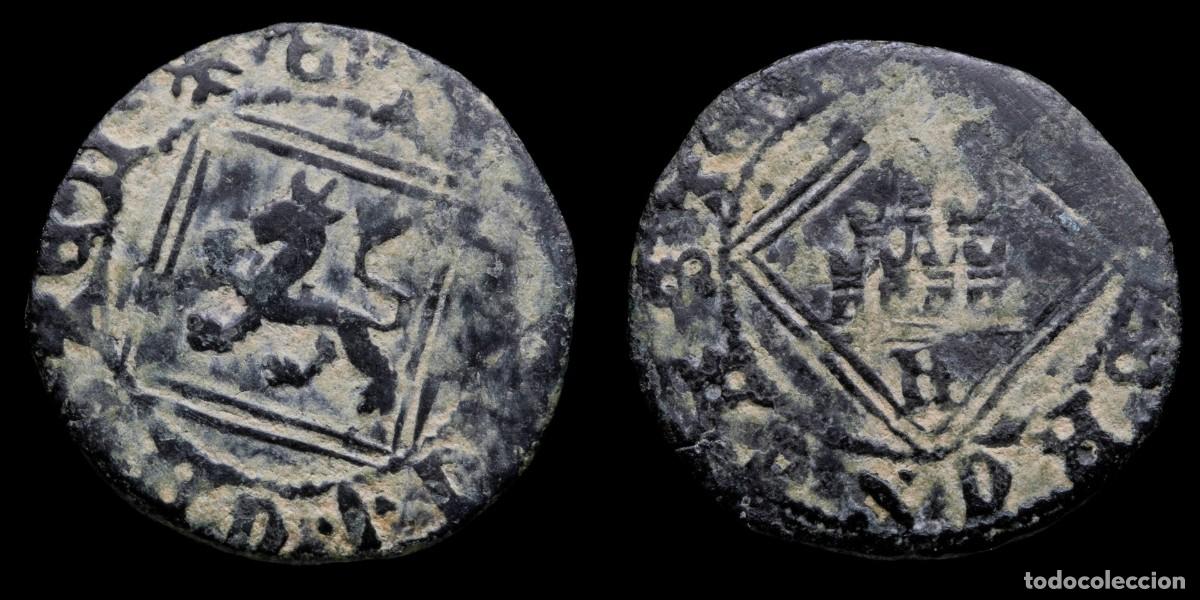 Monedas medievales: 1454/1474, Blanca Diamond Henry IV, Avila Mint (BAU 1188) - 18 mm/ 1,33 gr.