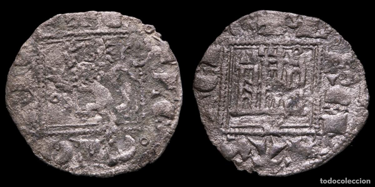 Monedas medievales: Noven Alfonso XI, Leon Mint - 17 mm / 0,76 gr.
