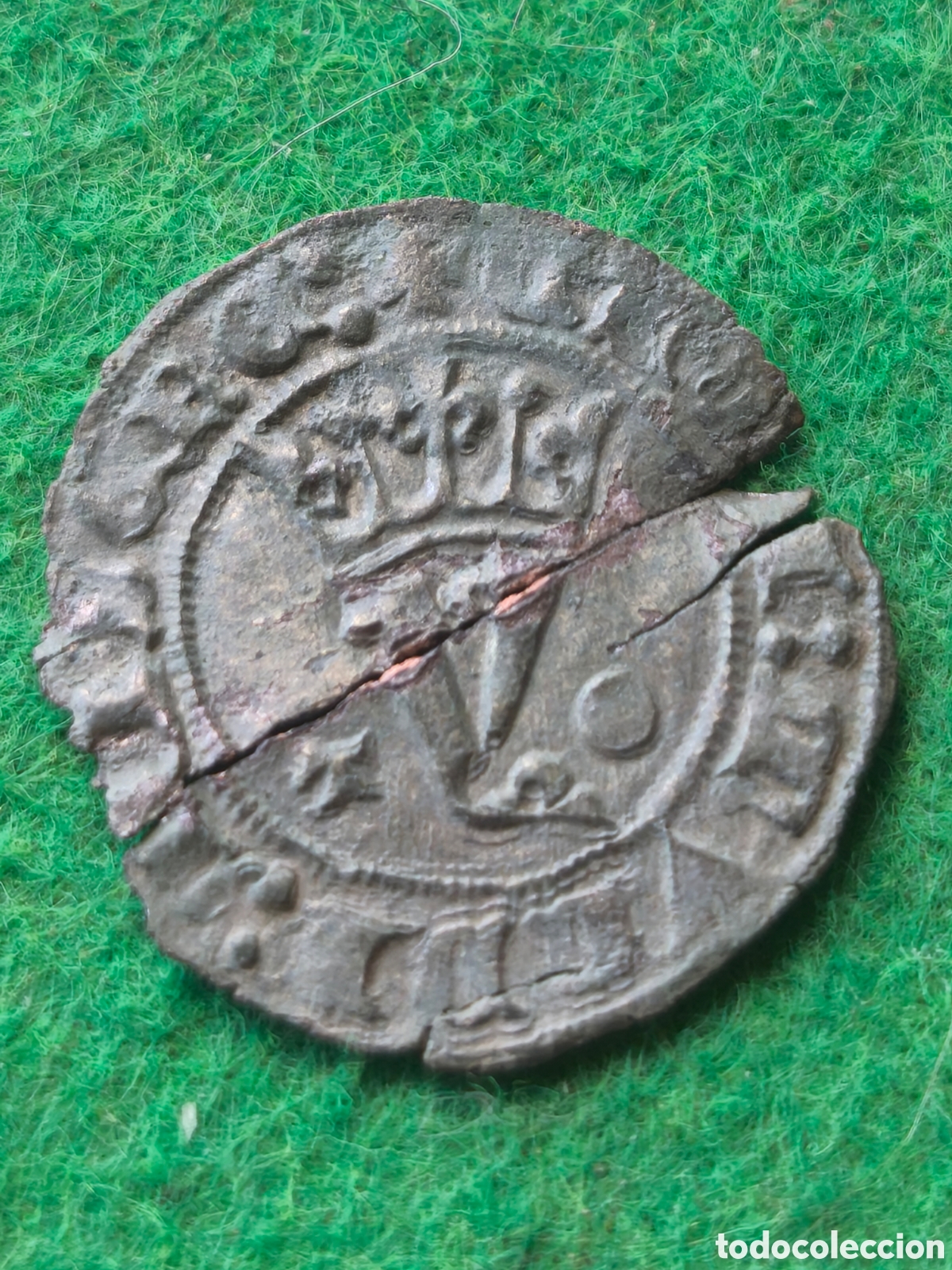 Monedas medievales: Juan I Agnusdei blanca TOLEDO