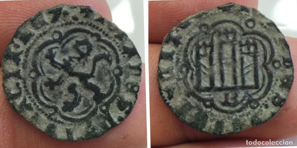 Monedas medievales: Juan II Blanca de Vell&oacute;n - Burgos - 1406-1454. 2,5 gr