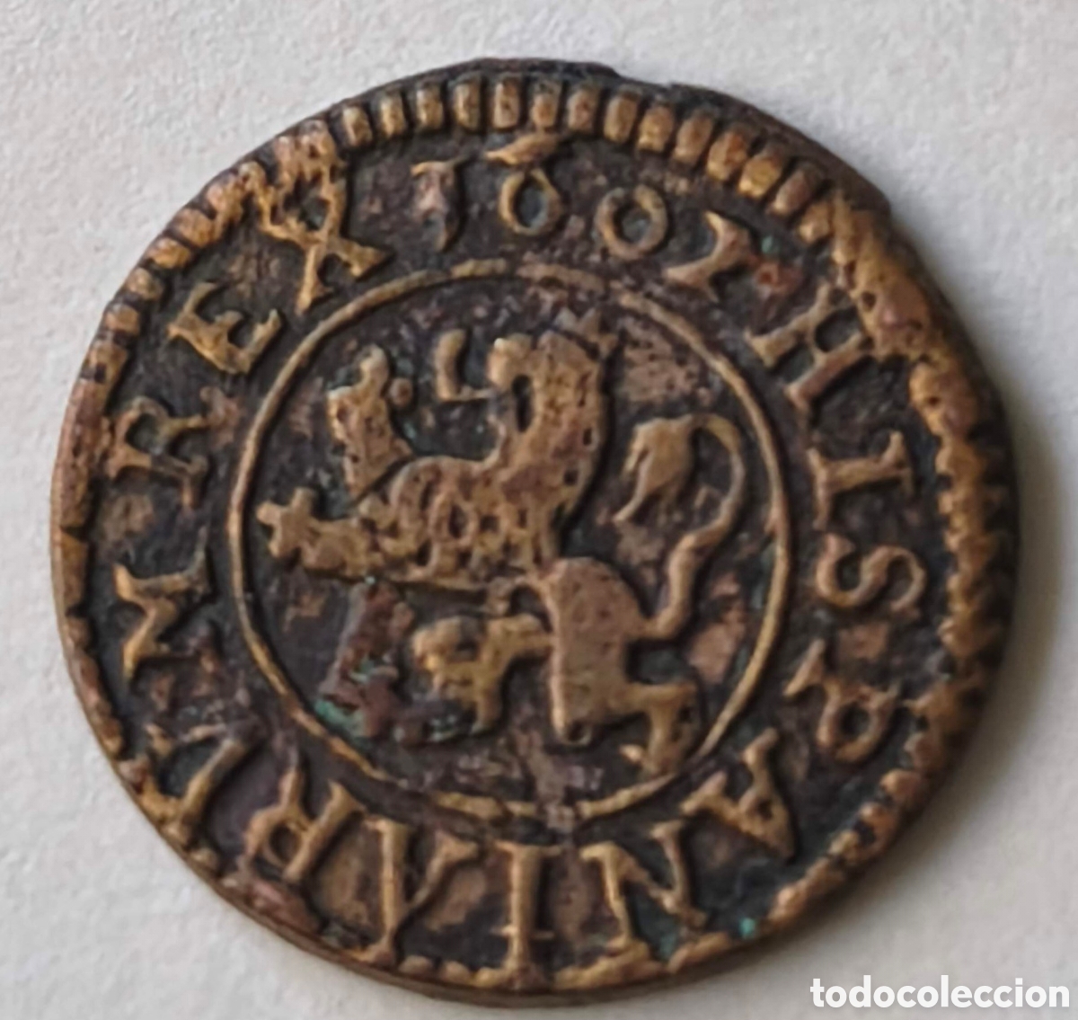 Monedas medievales: Espa&ntilde;a. 1600. Felipe III. 2 maraved&iacute;s. MBC
