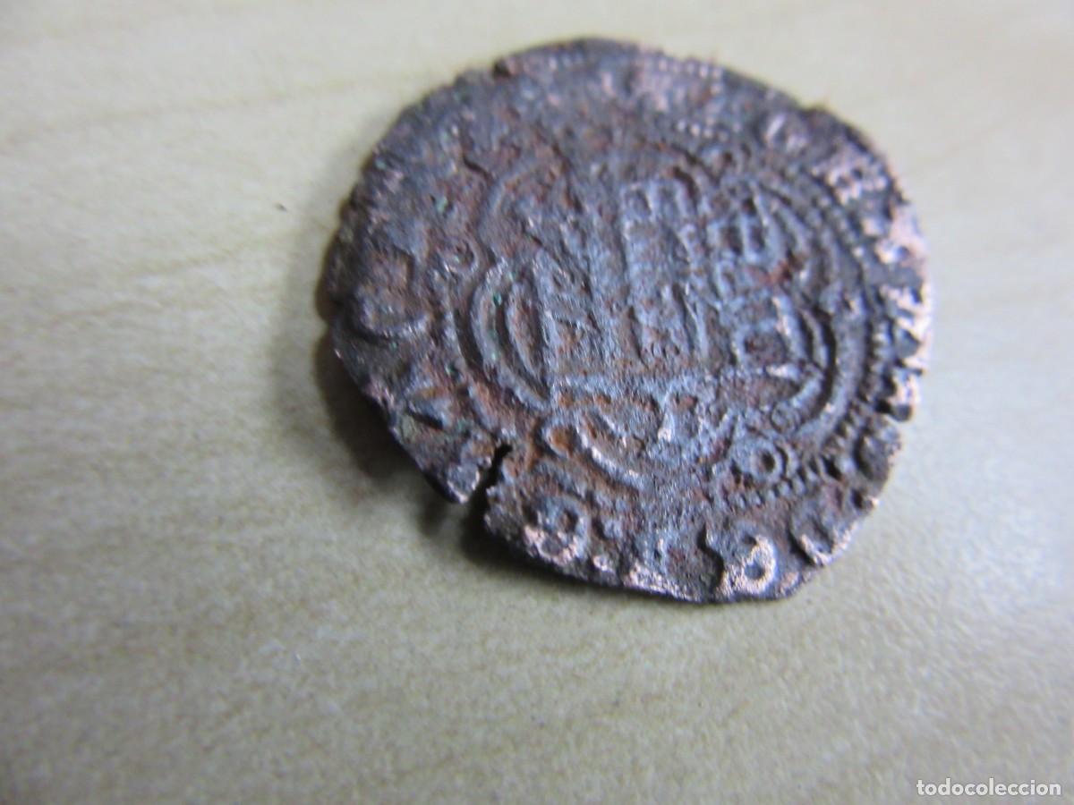 Monedas medievales: Blanca de Juan II de Castilla 1406-1454 Ceca Burgos Vell&oacute;n