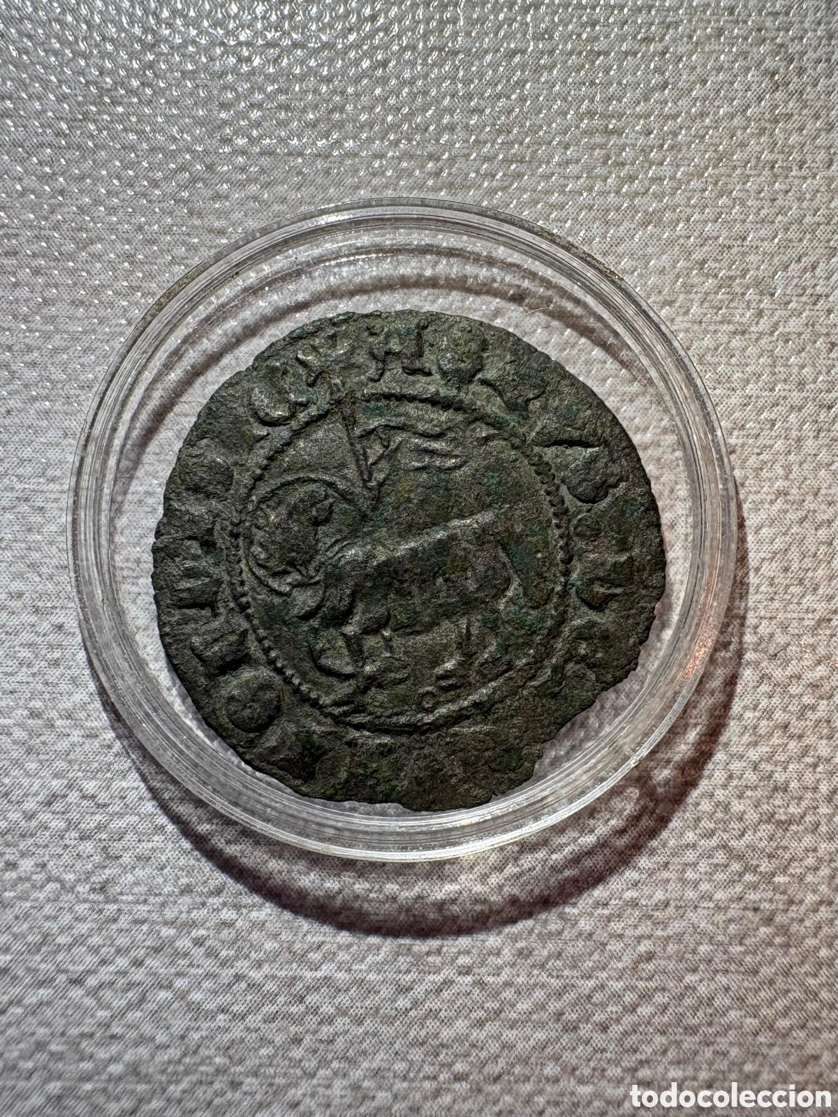 Monedas medievales: MONEDA MEDIEVAL DE JUAN I. BLANCA DEL AGNUS