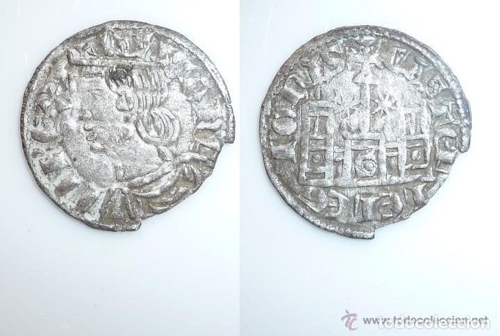 Monedas medievales: CORNADO DE SANCHO IV. CECA ***SEVILLA***. TRES PUNTOS EN TORRES. **RARA**